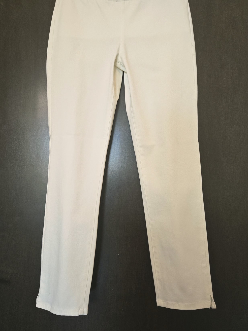NYDJ Alina* Legging Ankle Cropped Stretch Jeans in Optic White Size 2/26